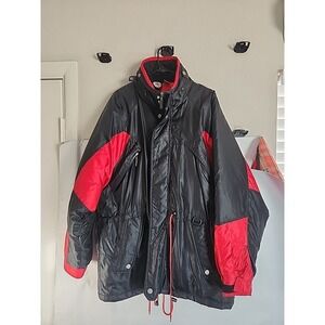 Vintage Marlboro Unlimited Red Black Puffer Jacket Size Extra Extra Large